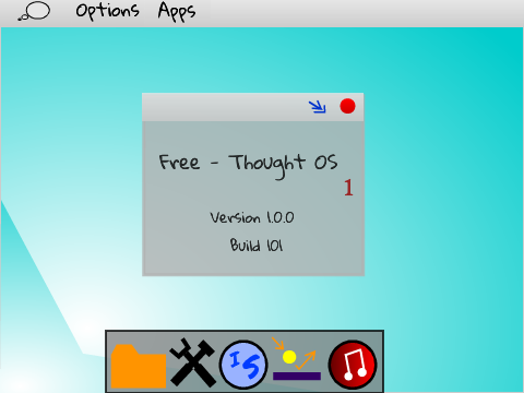 Free-ThoughtOS 1 Graphical Improvements