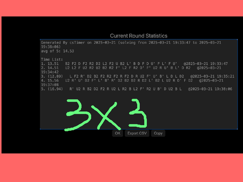 Times for SCA nationals