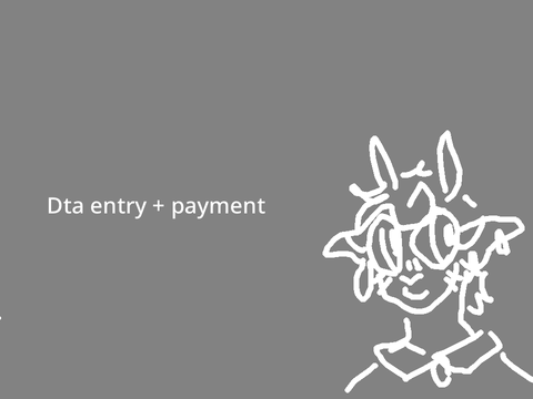 Dta entry + Payment
