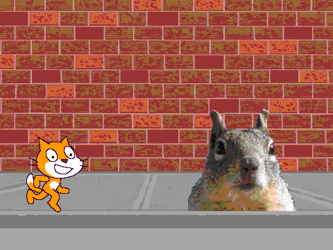 The Totally Strange Adventures of the Cat & Squirrel Head