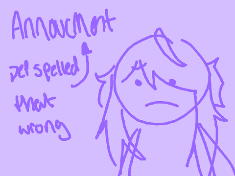 [] announcement []