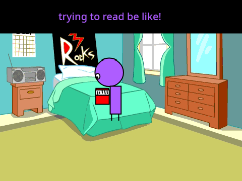 Trying to read be like..