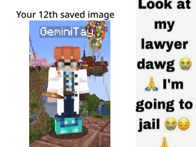 Your 12th saved image is ur lawyer