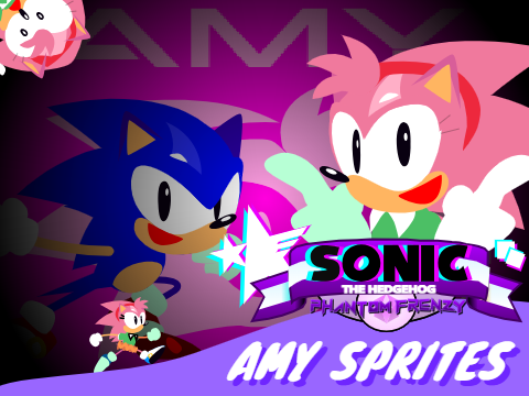 Sonic Phantom Frenzy Amy Sprites