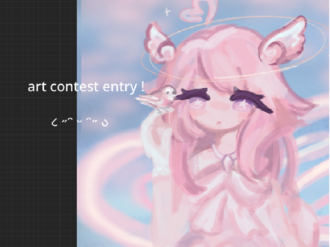 art contest entry ૮ ˶ᵔ ᵕ ᵔ˶ ა