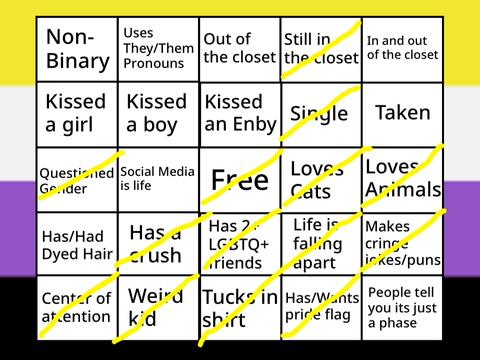 Non-Binary Bingo!  remix