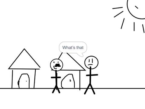 Erased: a tale of two stickmen