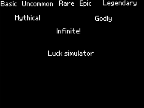 Luck simulator      