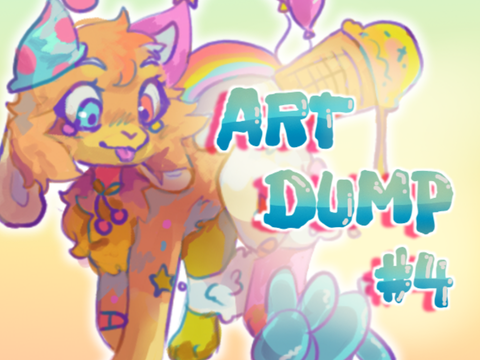 ART DUMP #4 (ft. old art) + updates! + trad sketches c: