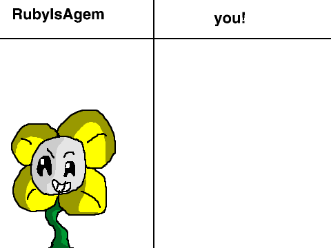 How do you draw flowey?