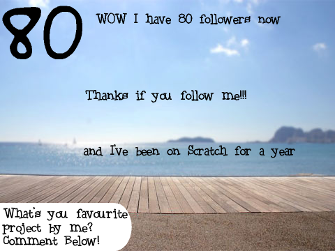 80 FOLLOWERS SPECIAL