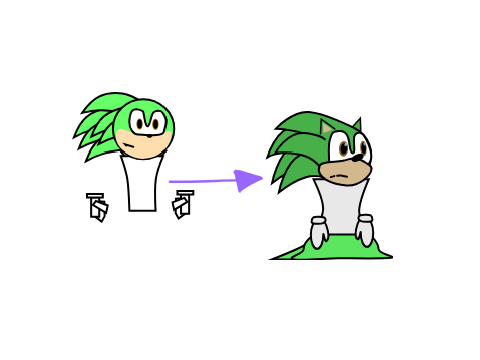 this made me think to redesign my own character