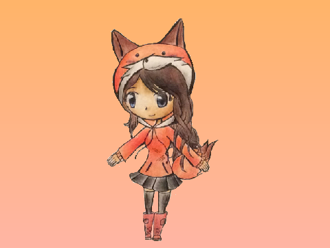 Chibi Fox Girl