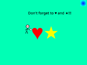 Heart and star example