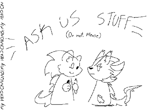 Ask Sonic and Shadow -MY HEADCANONS!-