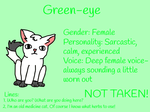 THE RISE OF HAZECLAN AUDITIONS - Green-eye