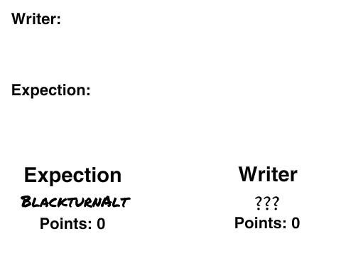 Write VS Expection - Turn 1