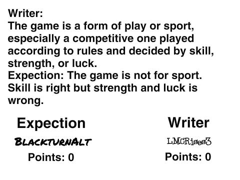 Write VS Expection - Expection 1st