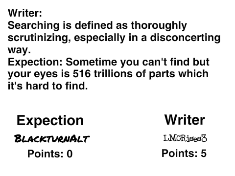 Write VS Expection - Expection 2nd