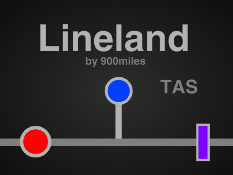 [TAS] Lineland in 41.87 seconds(1256 frames)