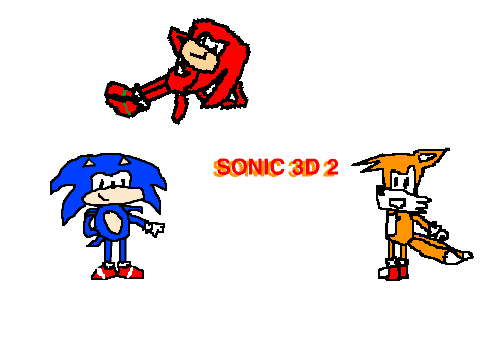 Sonic 3D 2 promo art