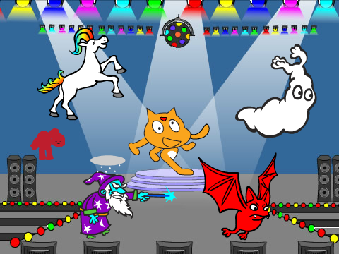 wierd dance party