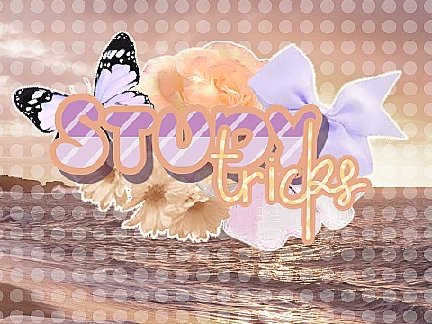 ⋆｡ °.⋆❀˖° study tricks !
