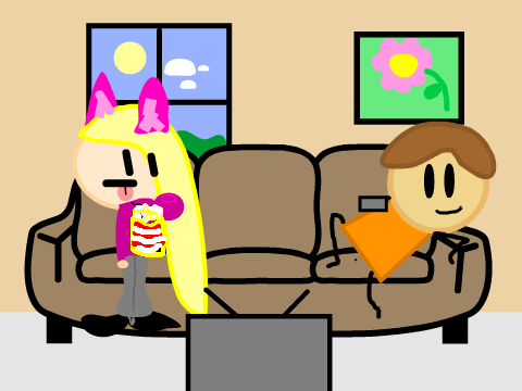 Add Yourself Watching TV remix