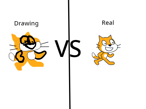 My drawing of Scratch Cat