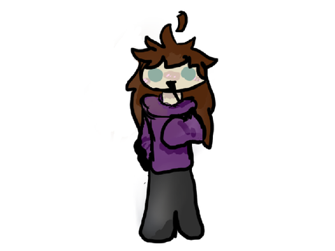 I drew a human :0000