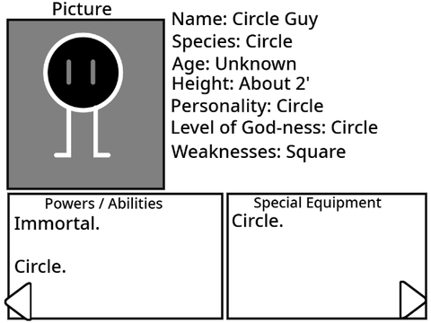 Me when the circle is circle: