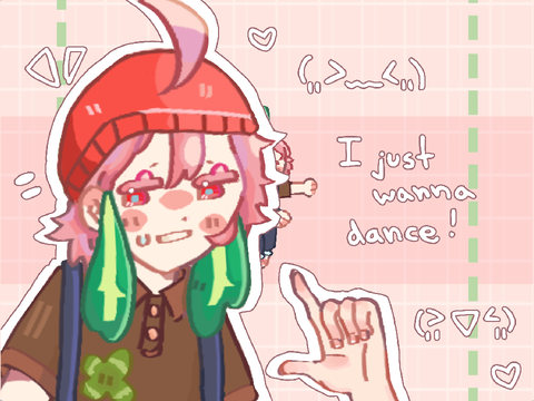i just wanna dance // DTAE meme + extra art
