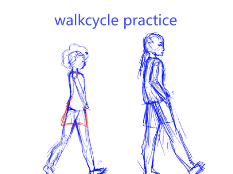 walkcycle practice