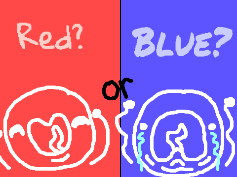Red or Blue? :D