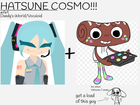 Hatsune Cosmo!!! | #Art | Dandy's World/Vocaloid