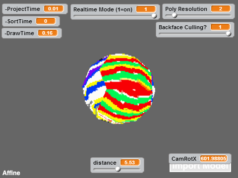Colourful ball 3D 