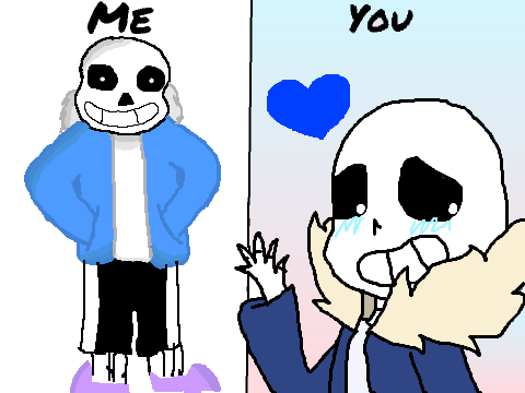 How would I draw Sans?