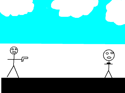 a funny video of the stick people
