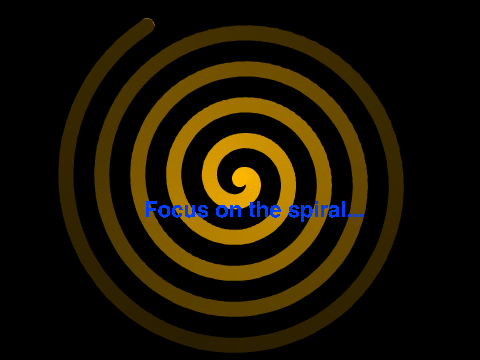 Hypnosis: Spiral Induction Test