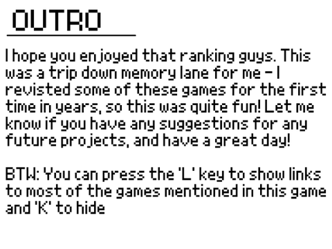 My favourite game I've made 2020-2025