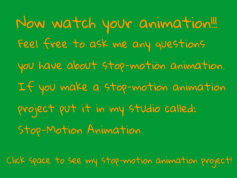 How to make a Stop-Motion Animation project in Scratch
