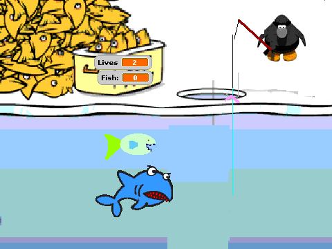 clubpenguin ice fishing.