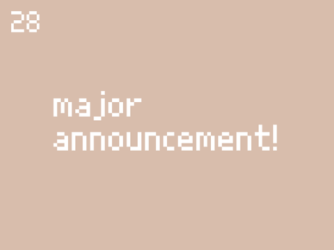 important announcement! :: 28