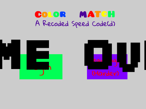 Color Match Remake