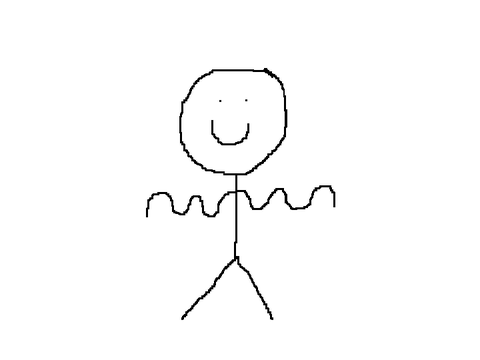 Scratch 2.0 test: Mr Stick w/ wavy arms