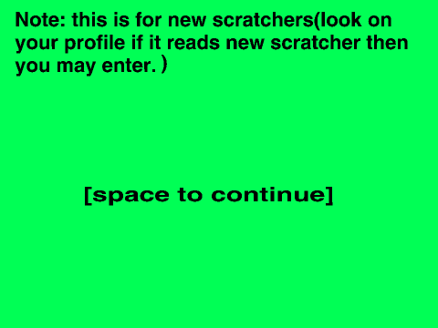 Scratch best game contest round 1 