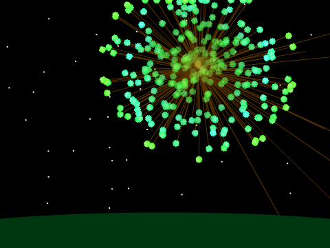 Fireworks simulation