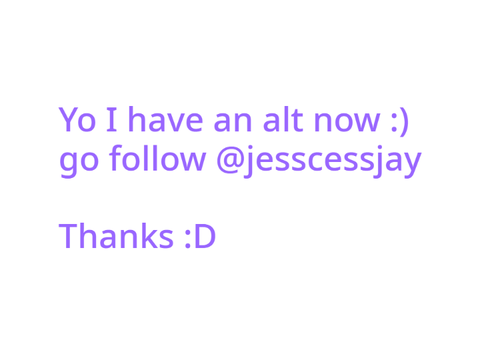 Alt account thing!