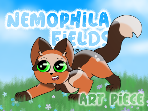 ❍⌇ Nemophila Fields - Art Piece ⚡️ 