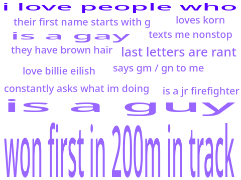 I LOVE people who...  remix
